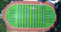 L004 Sport boden 50mm Stapel höhe Kunstrasen Fußball teppich Synthetisches Fußball gras und Fußballplatz teppich