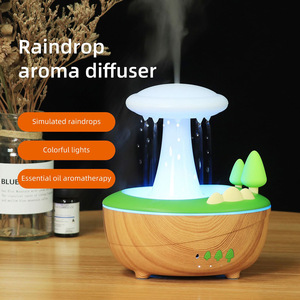 Difusor de Aroma con Diseño de Madera, Humidificador de 0.5L con Luz LED para Hogar, Oficina y Dormitorio - Product Image 1