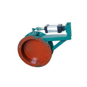 Válvula de Mariposa de Ventilación 300x200mm con Actuador Neumático para Control de Gas en Conductos de Colectores de Polvo Industriales - Product Image 1