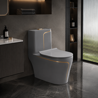 WC intelligent multifonctionnel de luxe blanc moderne et minimaliste, design à induction, monobloc en céramique, à poser au sol, avec chasse d'eau à siphon vortex
