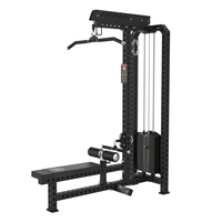 Máquina Multifuncional de Polea para Ejercicios de Tracción y Remo con Pila de Pesas Integrada para Gimnasio