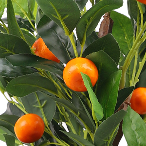 Décoration de salon personnalisée <span class=keywords><strong>Kumquat</strong></span> en plastique mandarine oranges plante fruit oranger artificiel - Product Image 3