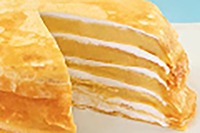 Ligne de production de gâteau de crêpe Déposant quantitatif évolutif et compatible, injection de production de gâteau d'anniversaire