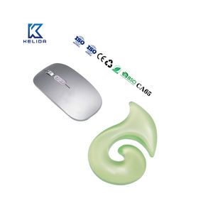 لوحة ماوس سكين طائرة صغيرة من السيليكون الشفاف ثلاثي الأبعاد مع مسند للمعصم لوحة ماوس للطباعة الحرارية للمكتب - Product Image 1