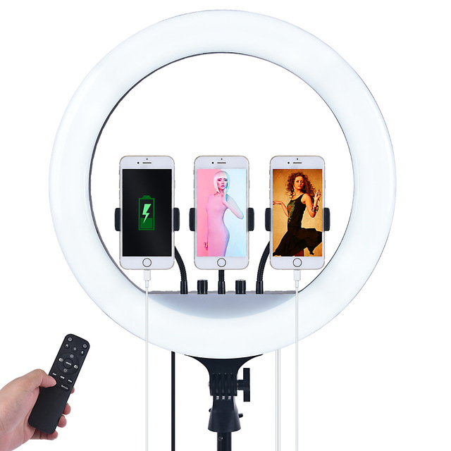 Hot Sale 19 Inch Photography Ring Light Selfie Tiktok Living Video Fill Light 22 Inch LED Ring Light 83 Inch Tripod
