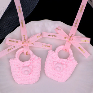 Moderno Diffusore di Aromi a Forma di Orso in Gesso Rosa, Accessorio per Casa e Auto Senza Elettricità - Product Image 4