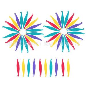 ตะขอรัดยางจัดฟันไฮเฟิง 100 ชิ้น สีสันสดใส อุปกรณ์จัดฟันแบบใช้มือ สำหรับผู้ใหญ่ เซินเจิ้น OEM - Product Image 3