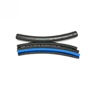 2snk high pressure flexible twin hydraulic hose for excavator