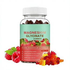 Private Label OEM/ODM Magnesium Glycinate <b>Gummies</b> 400mg High Absorption Sleep Support Bone Health Supplement 60 Count Low MOQ 50 - Product Image 1