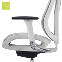 Chaise de bureau pivotante confortable et abordable en gros, chaise de bureau moderne et colorée en tissu maillé ergonomique