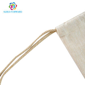 Subli-forward Haute Qualité <span class=keywords><strong>Lopo</strong></span> Sublimation Blancs Personnalisé Noël Xmas Sublimation Textile Lin Cordon Sac - Product Image 6