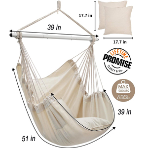 Sedia Amaca Moderna da Giardino Pieghevole, Portatile, Resistente agli Strappi, Singola per Adulti, in Tessuto, per Parco - Product Image 3