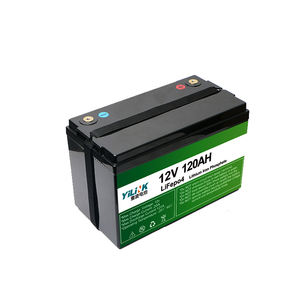 من المصنع بطارية شمسية عالية الجودة من Yilink بطارية LiFePO4 بدورة عميقة بجهد 12 فولت بجهد 120 أمبير/ساعة للسيارة الترفيهية - Product Image 1