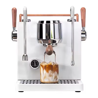 Machine à expresso à double pompe haute puissance et triple chaudière, idéale pour les cafés commerciaux
