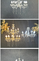 Nouveau style de lustre en plastique pour mariage QC-0002DZ, modèle chinois, décoration de plafond pour cérémonie, pavillon, salle de mariage, zone photo