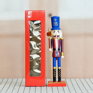 Adornos Navideños para Mesa, Centro <span class=keywords><strong>de</strong></span> Mesa Decorativo, Cascanueces Azul <span class=keywords><strong>de</strong></span> Madera para Decoración <span class=keywords><strong>de</strong></span> Mesa <span class=keywords><strong>de</strong></span> Fiesta Navideña - Product Image 1