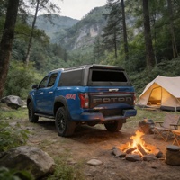 Hardtop en alliage d'aluminium résistant aux rayures, sur mesure, 4x4, toutes saisons, pour Toton Tunland Double Cab avec barre de protection