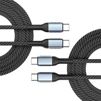 Câble de charge rapide 1m 100W 5A PD USB 2.0 Câble C-C de charge de données