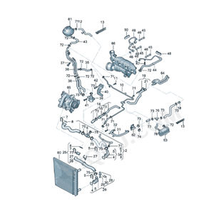 Accessoires <span class=keywords><strong>de</strong></span> voiture, tuyau <span class=keywords><strong>de</strong></span> radiateur <span class=keywords><strong>de</strong></span> <span class=keywords><strong>liquide</strong></span> <span class=keywords><strong>de</strong></span> <span class=keywords><strong>refroidissement</strong></span>, tuyau <span class=keywords><strong>de</strong></span> radiateur 06J121065F pour Audi VW Volkswagen <span class=keywords><strong>Golf</strong></span> Magotan MT CC Xinpa Skoda 2.0T - Product Image 2