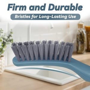 Wholesale Eco-Friendly Handheld Plastic Deep Kitchen Grout and Window Corner Cleaning <b>Brush</b> for Interior Cleaning - Product Image 3