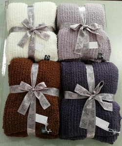 Super doux de luxe zéro défaut 100% polyester plume fil tricot bébé <span class=keywords><strong>couverture</strong></span> - Product Image 3