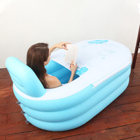 Baignoire gonflable pliable pour adultes, baignoire avec Portable
