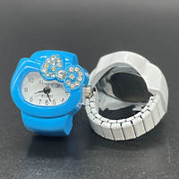 Nouvelle montre à quartz pour enfants, mode enfantine, mignonne, en alliage, en forme de chaton, avec des bonbons colorés, adorable