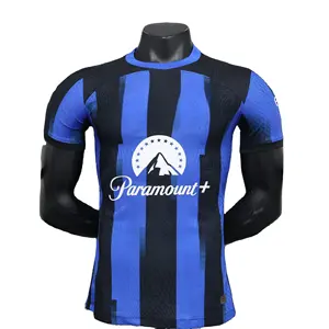 Italy 24 25 Season Logo Soccer Uniform Inter Milan M.Thuram Champions League National Clu Sports Wear