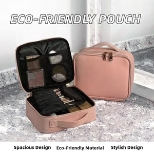 Original Factory Eco-Friendly Large Capacity Polyester Zipper Fashion Candy Pattern Cosmetic Pouch Bag - Product Image 2