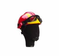 Casque de sécurité industrielle de haute qualité avec trou ignifuge OSHA certifié CE pour les pompiers sauvetage et construction d'urgence