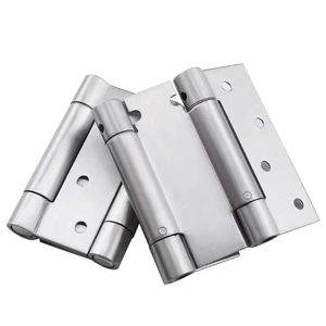 Bisagra de Resorte de Doble Acción Ajustable HengSheng de 4 Pulgadas, Estilo Industrial, de Acero Inoxidable, con Cierre Automático - Product Image 2