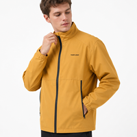 Veste coupe-vent personnalisée de qualité supérieure pour hommes, légère, entièrement zippée, pour l'extérieur, avec logo personnalisé, marque privée, fabricant OEM ODM, vente en gros