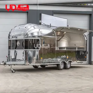 Urdream thép không gỉ Hot Dog cà phê nhỏ kem bán hàng tự động giỏ hàng nhà hàng di động nhanh Airstream thực phẩm Trailer xe tải để bán