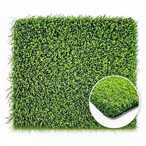<span class=keywords><strong>Gazon</strong></span> artificiel haute densité - Vert/Multicolore pour aménagement paysager extérieur, stades, jardins et cours arrière - Product Image 1