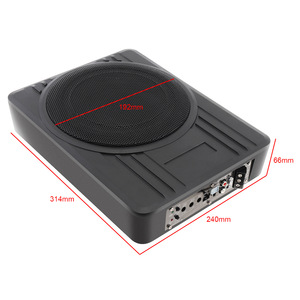 Caisson de basses ultra-fin pour voiture de 8 pouces, caisson de basses actif, caisson de basses fin pour voiture - Product Image 1