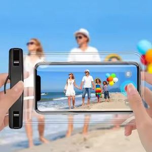 Bolsas universales para teléfono con pantalla táctil para natación, funda impermeable para teléfono con cordón ajustable, funda transparente impermeable para teléfono - Product Image 4