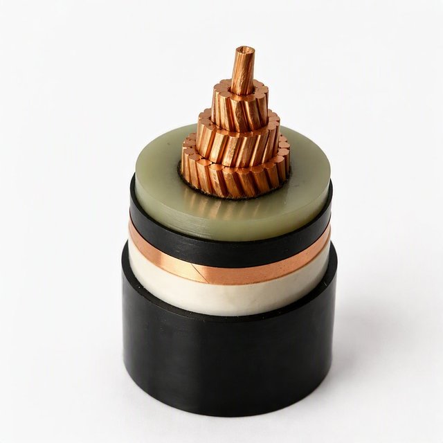 110kV 220kV Single Core High Voltage XLPE Power Cable, Corrugated Aluminum Sheath, Underground Power Transmission Cable