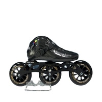 Patins à roulettes à roulettes lumineuses en gros d'usine, chaussures de patinage de vitesse en ligne, coque en fibre de carbone, roulements ABEC-7, vente chaude