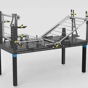 Tavolo da Saldatura Flessibile 3D in Acciaio Nitrurato D28 di Alta Qualità, Stazioni di Saldatura Nuove Condizioni Marca Hengfeng Garanzia 3 Anni - Product Image 3
