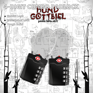 Upsecurity 30n-4d 4-chữ số kết hợp khóa thời tiết an toàn Ba lô hành lý Hộp Thư Tủ Kẽm hợp kim kho cửa - Product Image 3