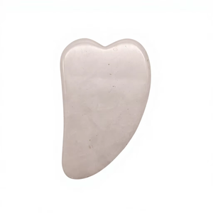 Rouleau de massage guasha jade blanc masseur de visage logo personnalisé avec boîte rouleau de jade blanc guasha de haute qualité - Product Image 1