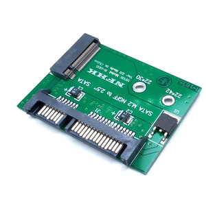 การ์ดแปลง M.2 NGFF SSD ฮาร์ดดิสก์แบบโซลิดสเตทเป็น SATA Sata3 ขนาด 2.5 นิ้วแบบครึ่งสูง - Product Image 1