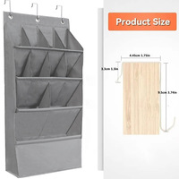Organizador de Zapatos Colgante con 10 Bolsillos, Bolsa de Almacenamiento para Zapatos, Bolsos, Llaves y Organización del Hogar