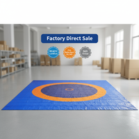 Vente directe d'usine Tak - Matériel de lutte en vinyle PVC enduit, texture tatami, écologique, imperméable, personnalisé