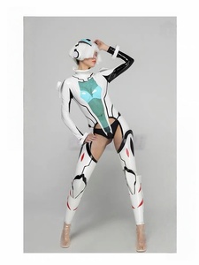 Costume da Performance Cyberpunk Gogo per Donna, Cosplay Punk per il Giorno di Scherzi di Aprile, Set Costume Trasparente per Adulti - Product Image 1