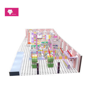 Parco Giochi al Coperto a Tema Macaron per Bambini, Attrezzatura per Giochi di Ruolo Personalizzata dalla Fabbrica Cinese Hello <span class=keywords><strong>Cat</strong></span>, Uso Commerciale - Product Image 5