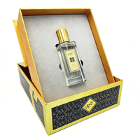 Flacons de parfum personnalisés avec logo en or à chaud, directement de l'usine, avec emballage en boîte