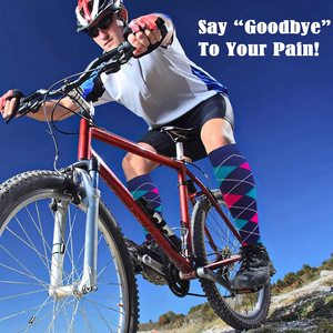 عينة مجانية منخفضة موك ممرضة تنفس ضغط شعار مخصص جوارب الركبة - Product Image 4