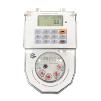 Teclado de comunicación Lora de alta precisión, medidor de agua de electricidad monofásico prepago, medidor de agua prepago LoRa, medidor de agua STS