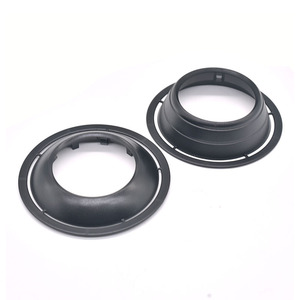 E02 Black Plastic Headlight Trim Cover 3.0 Inch <b>Clip</b> On For Toyota FAW JP <b>Car</b> Lighting Modification - Product Image 1